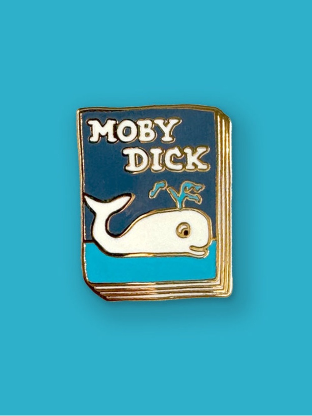 NEW Ideal Bookshelf Classic Books Moby Dick Enamel Pin